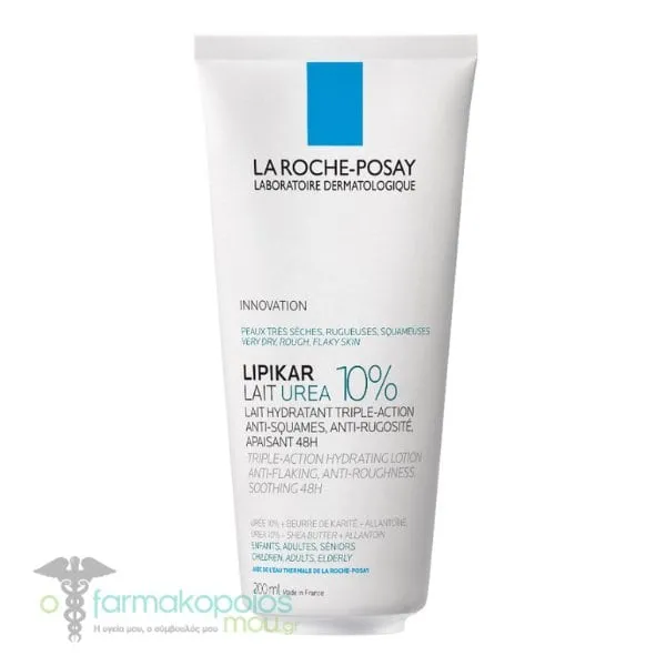 La Roche-Posay Lipikar Lait Urea 10% Triple Action Hydrating Lotion, 200ml