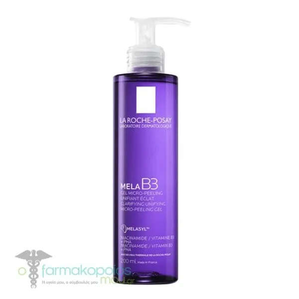 La Roche-Posay Mela B3 Clarifying Unifying Micro-Peeling Gel, 200ml