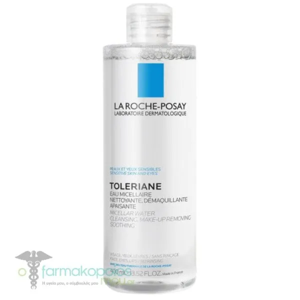 La Roche Posay Toleriane Micellar Water Μικυλλιακό Νερό Καθαρισμού, 400ml