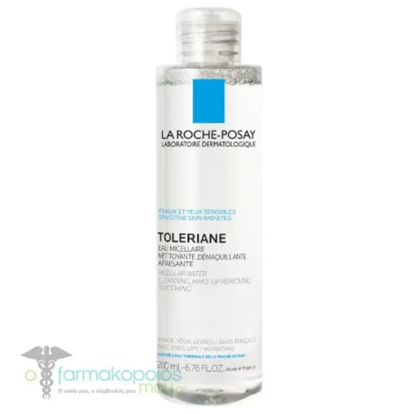 La Roche-Posay Toleriane Micellar Water Μικυλλιακό Νερό Καθαρισμού για την Eυαίσθητη Eπιδερμίδα, 200ml