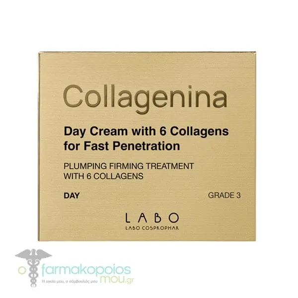 Labo Collagenina Face Day Cream Grade 3 with 6 Collagens, 50ml
