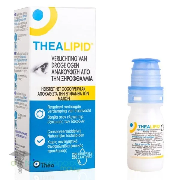 Laboratoires Thea Thealipid Eye Drops for Dry Eye Relief, 10ml