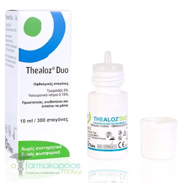 Laboratoires Thea Thealoz Duo Eye Drops for Protection & Hydration, 10ml