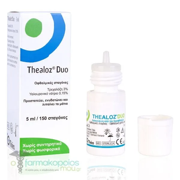 Laboratoires Thea Thealoz Duo Eye Drops for Eye Protection & Hydration, 5ml