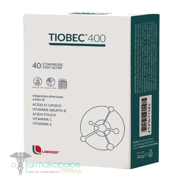 Laborest Tiobec 400, 40tabs