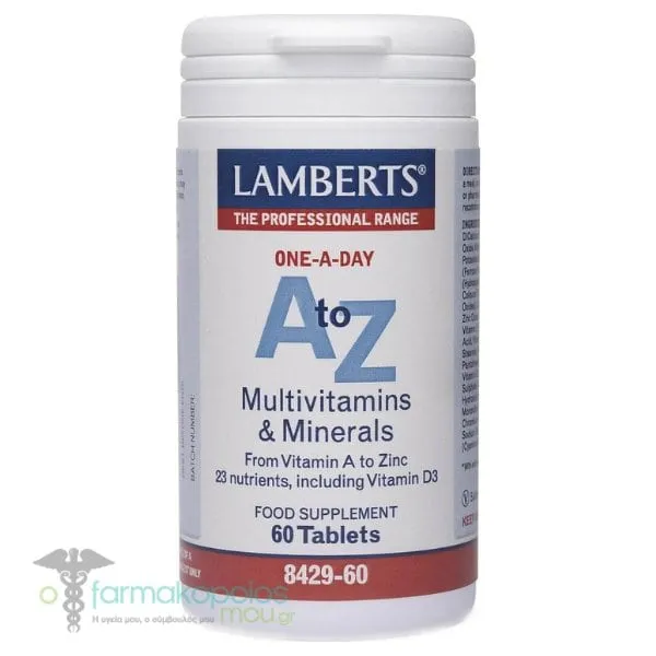 Lamberts A to Z Multivitamins & Minerals, 60tabs
