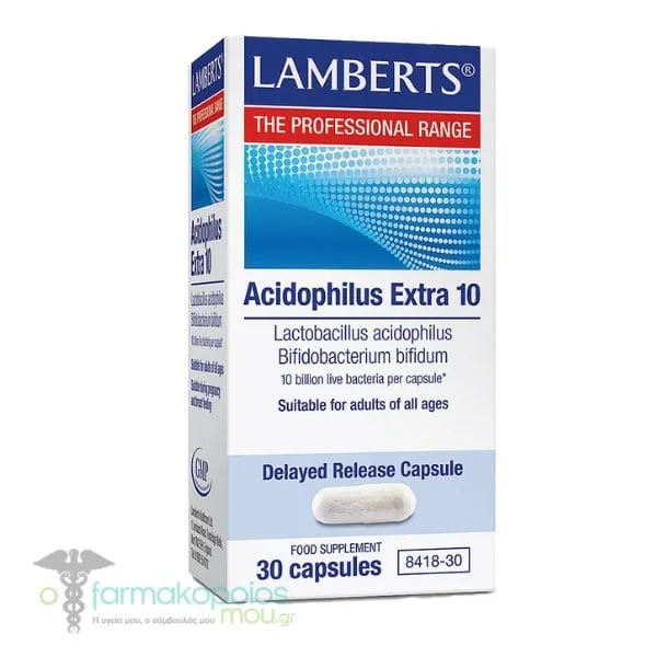 Lamberts Acidophilus Extra10, 30caps