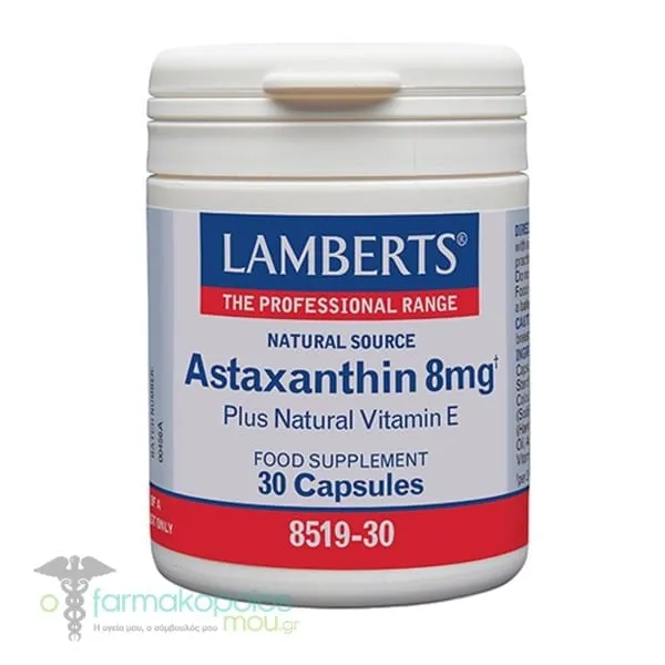 Lamberts Astaxanthin 8mg, 30caps