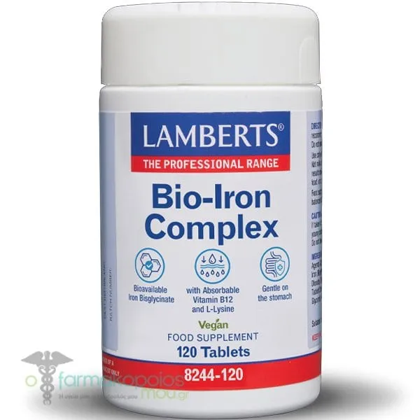 Lamberts Bio-Iron Complex, 120 tabs
