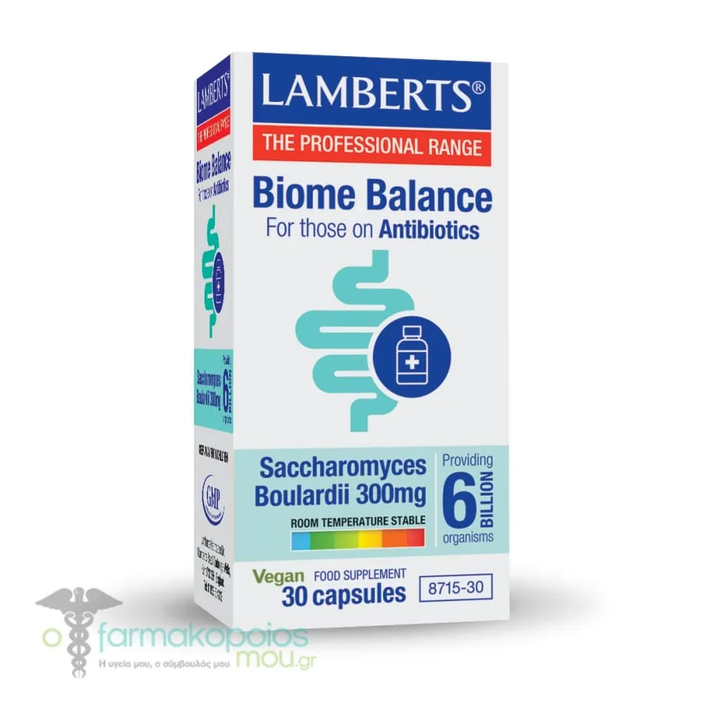 Lamberts Biome Balance for Those on Antibiotics, 30caps