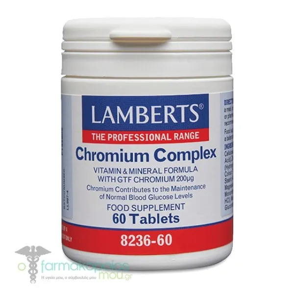 Lamberts Chromium Complex, 60tabs
