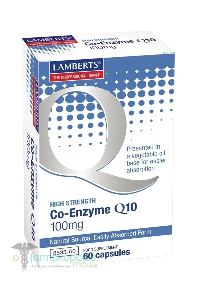 Lamberts Co-Enzyme Q10 100mg, 60caps