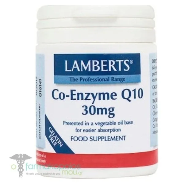 Lamberts Co-Enzyme Q10 30mg , 30caps