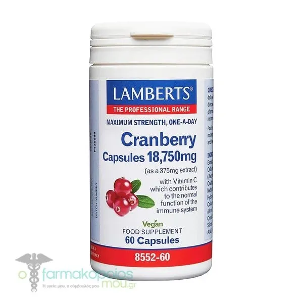 Lamberts Cranberry 18,750mg, 60caps