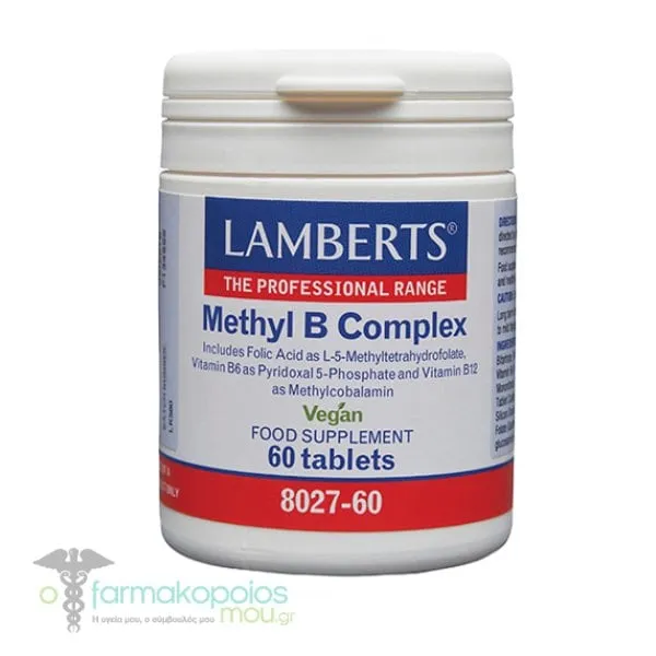 Lamberts Methyl B Complex, 60tabs