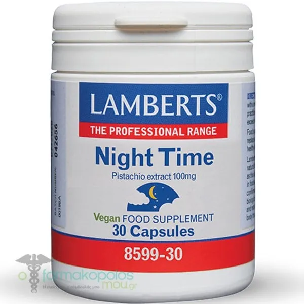 Lamberts Night Time Pistachio Extract 100mg, 30veg.caps