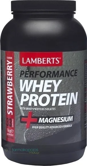Lamberts Performance Whey Protein Strawberry, 1000g