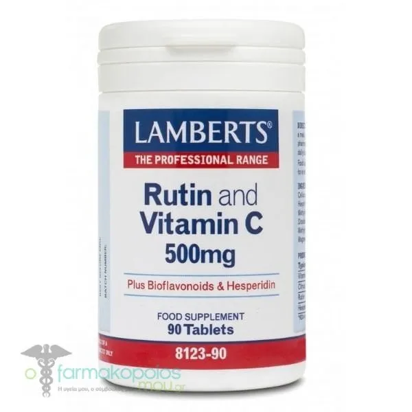 Lamberts Rutin & Vitamin C 500mg, 90tabs
