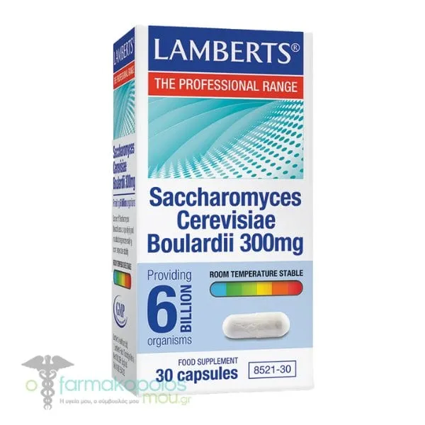 Lamberts Saccharomyces Boulardii 300mg, 30caps