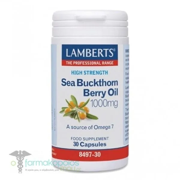 Lamberts Sea Buckthorn Berry Oil 1000mg, 30caps