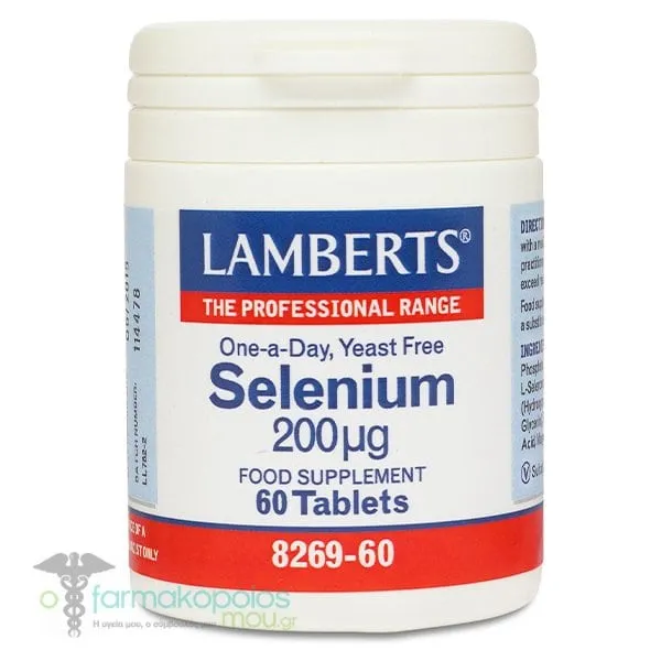 Lamberts Selenium 200μg, 60tabs