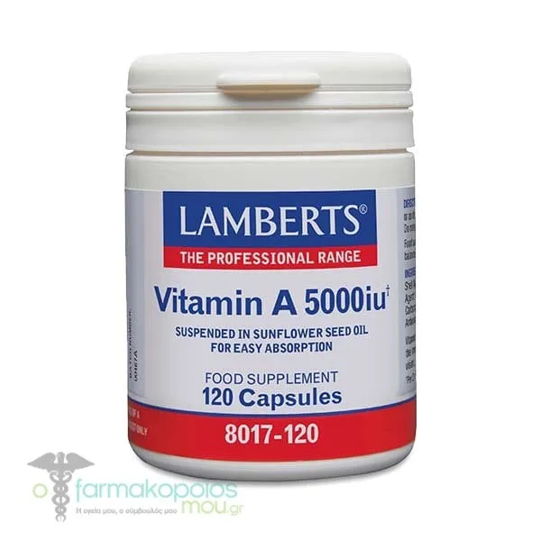 Lamberts Vitamin A 5000iu, 120caps
