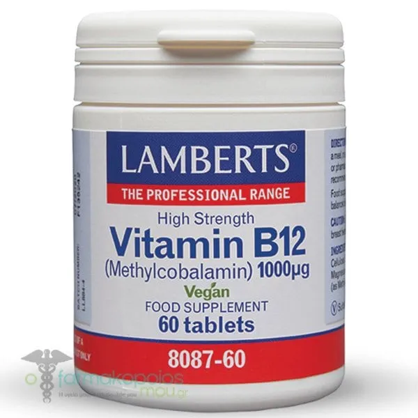 Lamberts Vitamin B12 1000μg, 60tabs
