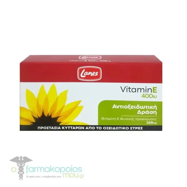 Lanes Vitamin E 400iu 268mg, 30caps