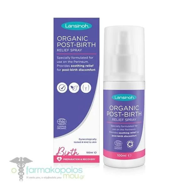 Lansinoh Organic Post-Birth Relief Spray, 100ml