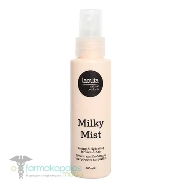 Laouta Natural Products Milky Mist for Face & Hair, 100ml