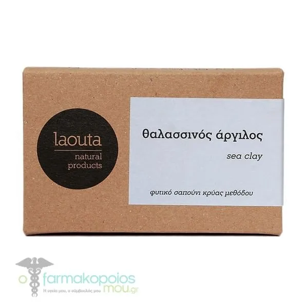 Laouta Natural Products Sea Clay Soap, 120g