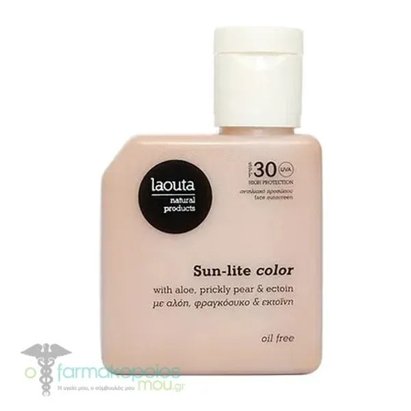 Laouta Natural Products Sun-lite Color SPF30, 50ml