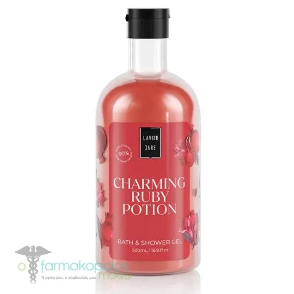 Lavish Care Bath & Shower Gel Charming Ruby Potion, 500ml