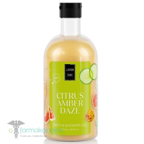 Lavish Care Citrus Amber Daze Bath & Shower Gel, 500ml