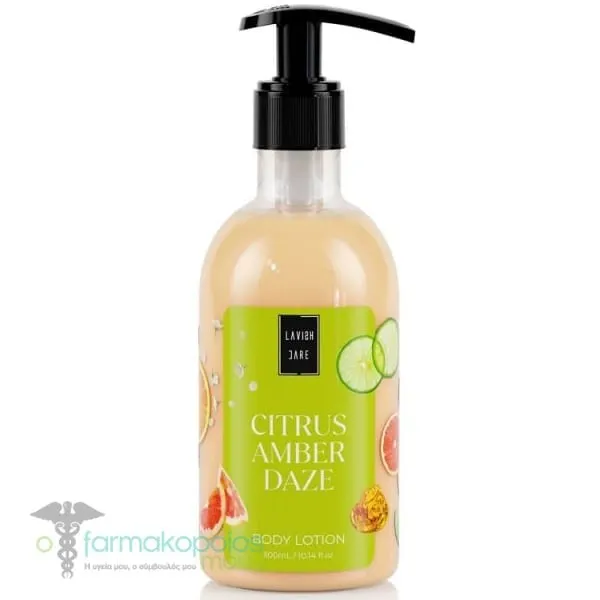 Lavish Care Citrus Amber Daze Body & Hand Lotion, 300ml