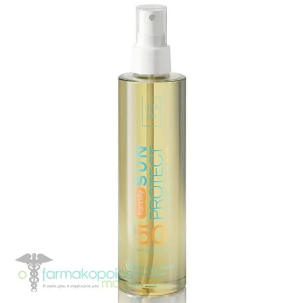 Lavish Care Family Sun Protect Αντηλιακό Λάδι για Πρόσωπο & Σώμα SPF50, 200ml