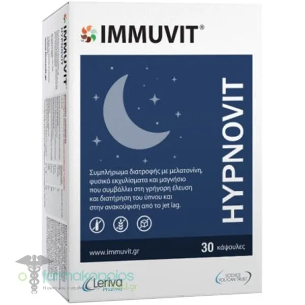Leriva Pharma Immuvit Hypnovit, 30caps