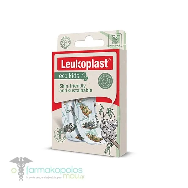 Leukoplast Eco Kids Bamboo Dressings in 2 Sizes, 12pcs