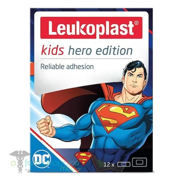 Leukoplast Kids Hero Edition Superman, 12pcs