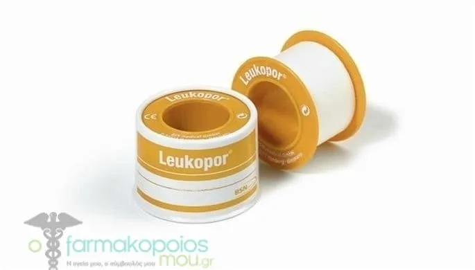 Leukoplast Leukopor Bandage Fixation Tape (1.25cm x 5m), 1pc