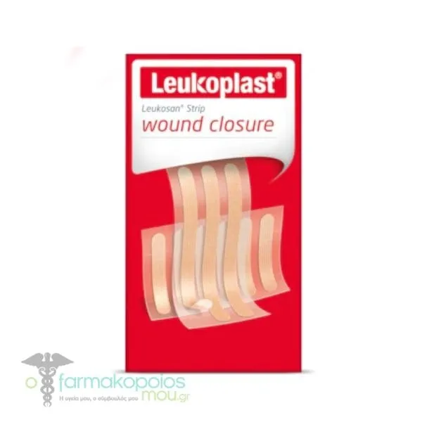 Leukoplast Leukosan Strip Wound Closure Steri Strips, 9pcs