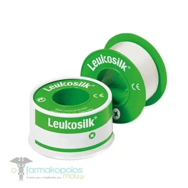 Leukoplast Leukosilk Bandage Fixation Tape 5cmx9.2m, 1pcs