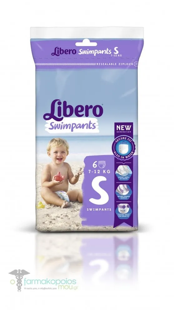 Libero Swimpants Small (7-12Kg), 6pcs