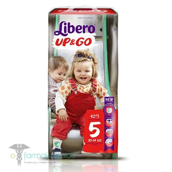 Libero Up & Go Πάνες Bρακάκι No 5 (10-14kg), 42τεμ