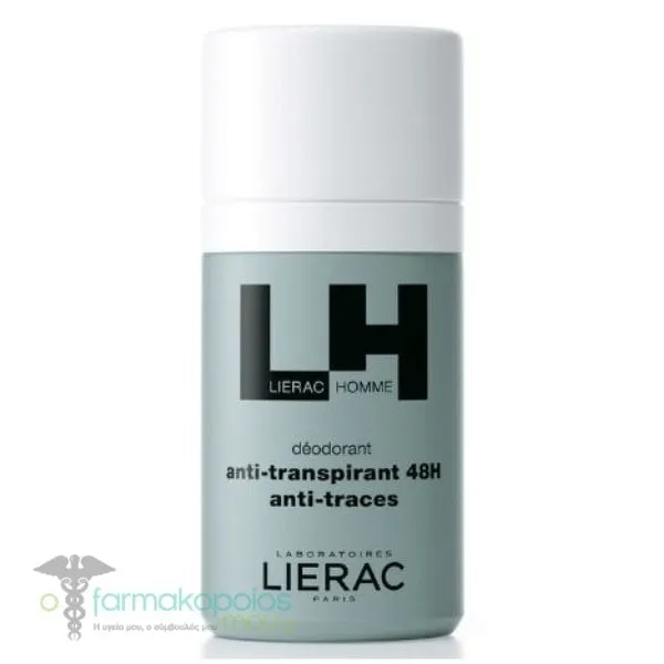 Lierac Homme Deodorant for Men 48h, 50ml