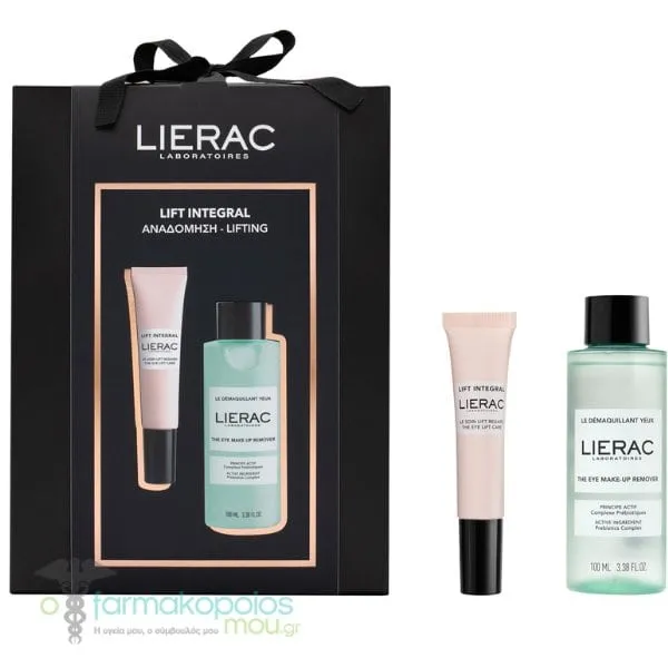 Lierac Set Lift Integral The Eye Lift Care, 15ml & The Eye Make-up Remover, 100ml
