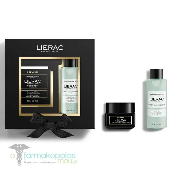 Lierac Set Premium The Eye Cream, 20ml & The Eye Make-up Remover, 100ml