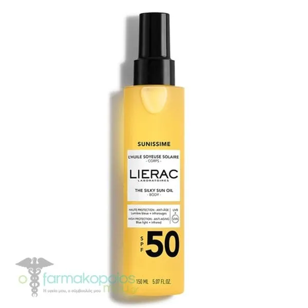 Lierac Sunissime The Silky Sun Body Oil SPF50, 150ml