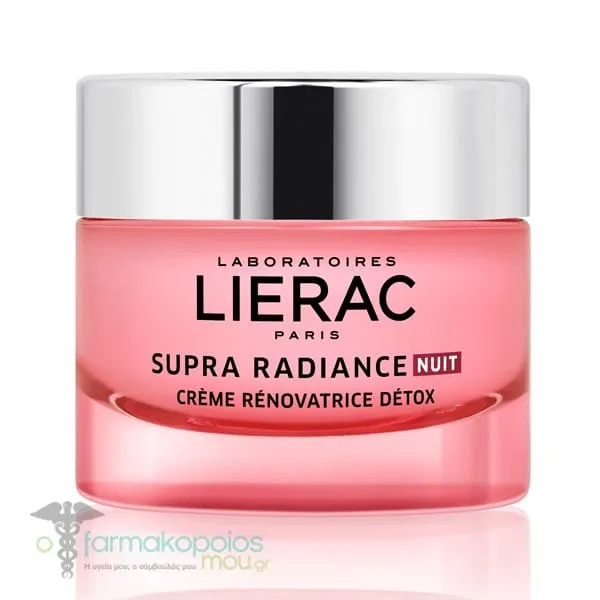 Lierac Supra Radiance Night Detox Renewing Cream, 50ml