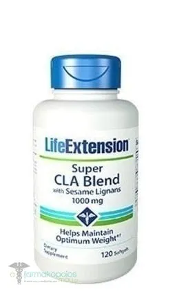 Life Extension Super CLA Blend with Sesame Lignans 1000mg, 120softgels